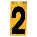 Hy-ko 5" Yellow Reflective Number 2 (10 Pcs.). Fixed Price $24.32.