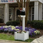 Majestic Mailbox Post W/ Planter & Security Features Maintenance-free New. Fixed Price $159.38.
