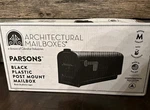 Gibraltar Mailboxes Parsons Classic Plastic Post Mount Black Rust-proof. Fixed Price $32.99.