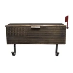 Oakland Living AZ620-ANTIQUE-BRONZE Patriotic Metal Outgoing M.... Fixed Price $56.46.