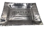 Atlas Ocean Voyages Cruise Ship Silver Hammered Metal Coin Tip Trinket Tray. Fixed Price $13.50.