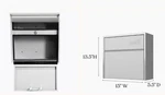 Adoorn Wall Mount Mailbox, Weatherproof Mailboxe.... Fixed Price $105.00.