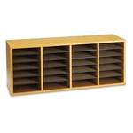 Safco 9423MO Wood Laminate Sorter 24 Compartments Medium Oak. Fixed Price $222.88.