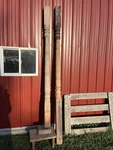 Antique Vintage 8 Wood Porch Post Architectural Salvage. Fixed Price $150.00.