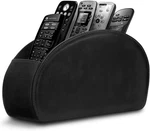 Leather Remote Control Holder 5 Compartment Caddy. Fixed Price $16.29.
