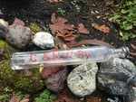 & N.w Ry. Antique Glass Fire Extinguisher Chicago Northwestern Railway Train. Fixed Price $245.05.