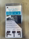 Architectural Mailboxes 7540B-10 4"X4" Post Adapter 3 Mount Option Black. Fixed Price $8.99.