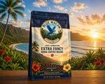 100% Kona Coffee Beans Extra Fancy Medium Roast Fresh Whole Bulk To 15LB. Fixed Price $224.95.