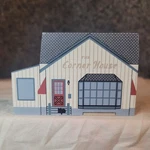 Vtg The Cats Meow Village Corner House" Shelf Sitter Whitehall, Michigan. Fixed Price $8.25.