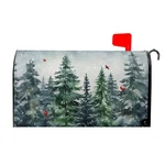 Winter Watercolor Tree Magnetic Mailbox Cover Large Size 25.5X21 Inch Christm.... Fixed Price $29.06.