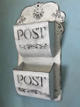 Mailbox Wall Mount Metal Flower Planter Farmhouse Vintage Rustic Garden Decor. Fixed Price $32.95.