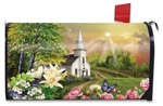 Briarwood Lane Spring Church Religious Mailbox Cover. Fixed Price $15.95.