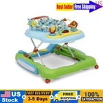 Musical Walker Safe Seat Infant Children Green Unisex 4-IN-1 360 Degree Swivel. Fixed Price $111.97.