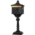 Heavy Duty Postal Security Cast Aluminum Vertical Pedestal. Fixed Price $139.99.