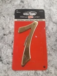 Hillman Solid Brass House Address Numbers 0-9 4" Nail-on, Mailbox/post/gate. Fixed Price $6.99.