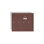 Salsbury Industries 3504ZRU Vertical MAILBOX,4 Doors,bronze 3YNW3. Fixed Price $523.08.