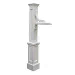 Mayne Woodhaven Traditional Plastic Address Sign Post In White. Fixed Price $170.02.
