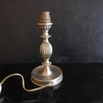 Lamp Base Metal Nickel Bayonet Socket Art Deco Design 20TH Century France N3226. Fixed Price $168.24.