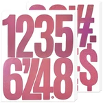 Binlinhongo 108 Large Number Stickers, 5 Inch Self-adhesive Vinyl Pink. Fixed Price $12.41.