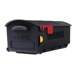 Architectural Mailboxes Patriot Plastic, Large, Post-mount In Black. Fixed Price $40.97.