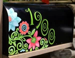 (partial Cover) Floral Corner Magnetic Address For Black. Fixed Price $17.95.