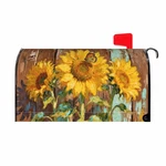 Sunflower Mailbox Covers Magnetic Standard Size Spring Summer Yellow Floral F.... Fixed Price $22.25.