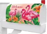 Flamingo Sunset Large Mailbox Makeover Oversized. Fixed Price $22.00.