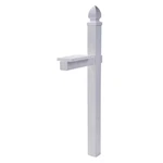 Whitley Plastic, Crossarm, Convertible Mailbox Post, White. Fixed Price $88.99.