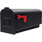 Gibraltar Mailboxes Parsons Medium Capacity Rust-proof Plastic Black, Post-mount. Fixed Price $31.74.