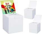 Uniclife 3 Pack Ballot Boxes With Slot 6" Suggestion Raffle. Fixed Price $11.83.