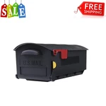 Architectural Mailboxes Patriot Plastic, Large, Post-mount In Black New. Fixed Price $39.99.