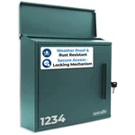 Serenelife Outdoor Wall Mailbox 0.46 Cubic Ft Locking Easy Installat. Fixed Price $66.07.