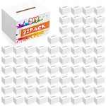 Fullhawl 48 Pk Ballot Raffle Donation Suggestion Box 6X4.5X4" White Cardboard. Fixed Price $46.38.