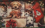 Evergreen Ent. Holiday Puppies Mailbox Cover 17.5 20.5 Hook & Loop Closure. Fixed Price $7.75.