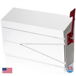 Ydocabinit Wall Mount Mailbox, Large Capacity For House, With Flag Kit,. Fixed Price $89.57.