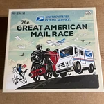 Usps The Great American Mail Race Board Game Opened Box Post Office. Fixed Price $16.00.