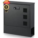 Xydled Mailbox With Lock,large Capacity Black-combination. Fixed Price $55.98.