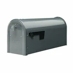 Gibraltar Mailbox Edson Medium Capacity Galvanized Steel Gray Post-mount. Fixed Price $25.00.