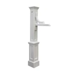Best Mayne Woodhaven Address Sign Post - White Includes & Arm Polyethylene Fits. Fixed Price $160.10.