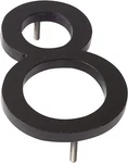 Montague Metal MHN-10-F-BK1-8 Aluminum Modern Floating House Number 10" Black. Fixed Price $15.29.
