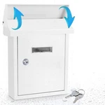 Serenelife Weatherproof Wall Mount Locking 8.3 X 10 2.7 , White. Fixed Price $34.36.