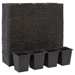 Raised Bed With 4 Pots Planter Flower Box Stand Water Hyacinth Vidaxl. Fixed Price $142.99.