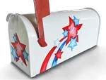 Magnet (partial Cover) 4TH Of July Shooting Star Happy Fourth. Fixed Price $6.25.