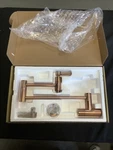 Signature Hardware Retractable Wall Mount Pot Filler. Satin Copper SH349712AC A2. Fixed Price $349.99.