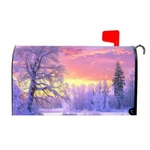 Winter Mailbox Covers Magnetic Snowflake 18 21 Inch Light Purple. Fixed Price $23.25.