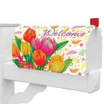 Tulips Mailbox Makeover Cover Standard Size. Fixed Price $16.00.