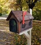 Amish Mailbox Rustic With Metal Insert Usps Approved Outdoor. Fixed Price $173.92.