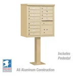 Salsbury Industries 3312SAN-U Cluster Box Unit, Beige, Powder Coated, 13 Doors,. Fixed Price $2664.99.