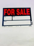 Hillman 839932 For Sale Sign Year/model/phone Black & Red Nos. Fixed Price $8.95.