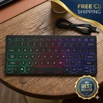 Rgb Gaming Mechanical Feeling Backlit Wired Usb Keyboards Pc Gamer 60%. Fixed Price $14.42.